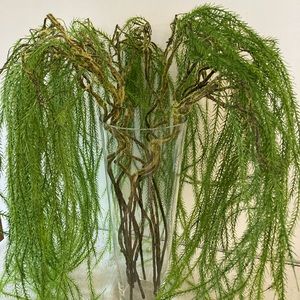 Dramatic Faux Weeping Leaves Branches
